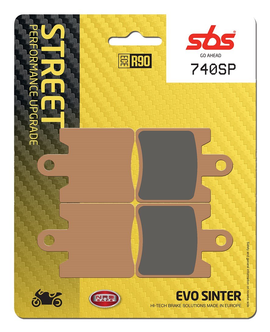 SBS FRICTION - Street Performance EVO Sinter Front Brake Pads (SBS 146) - 740SP-