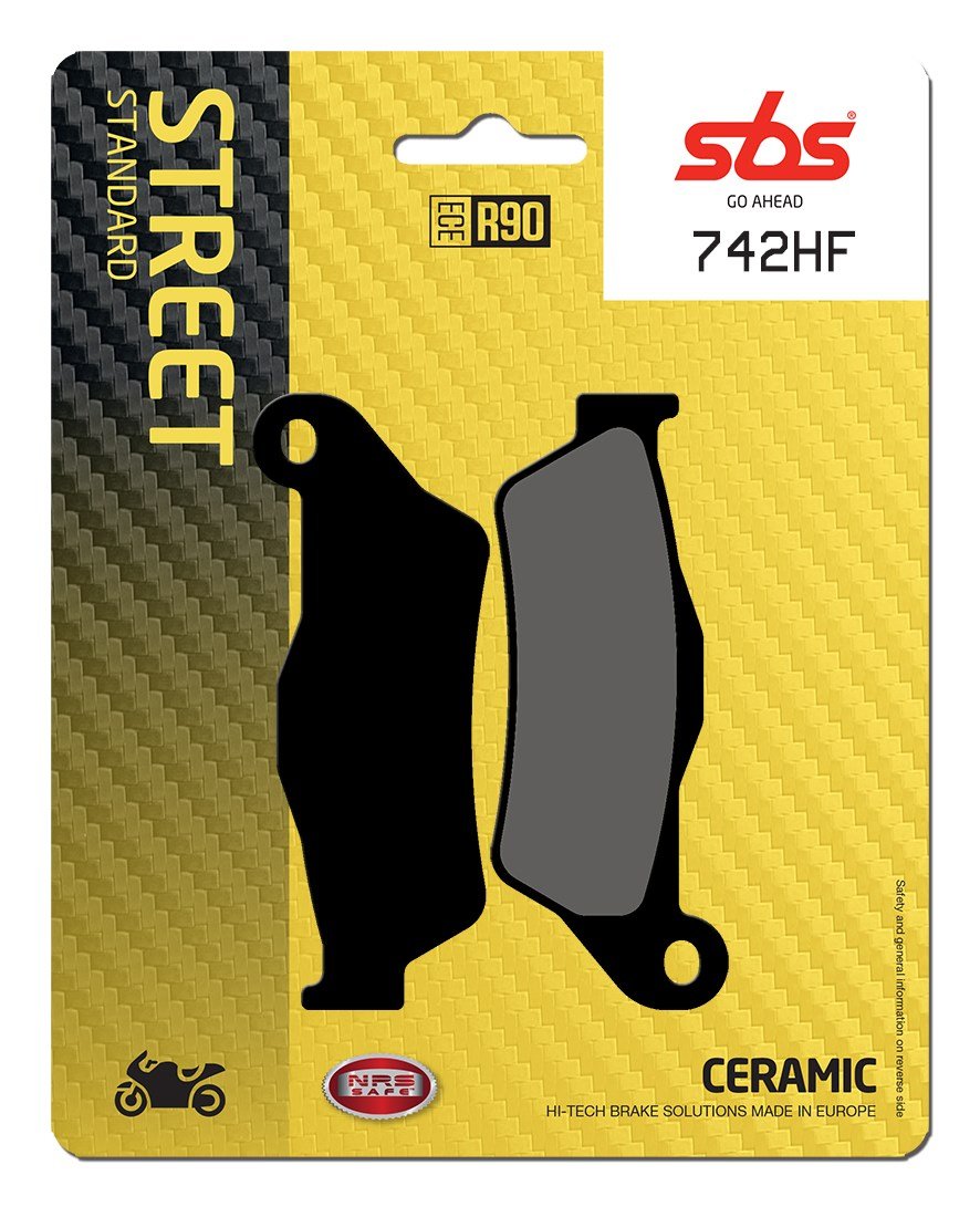 SBS FRICTION - Ceramic Rear Brake Pads - 742HF-