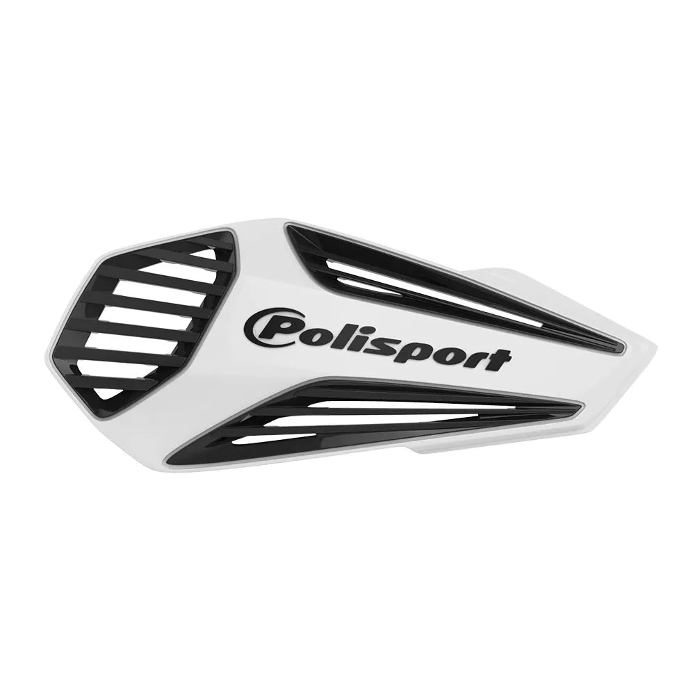 POLISPORT MX AIR HANDGUARD - WHITE/BLACK - 75-830-84W