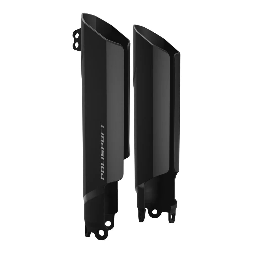POLISPORT FULL WRAP FORK GUARDS WP KTM HUSQY GASGAS SHERCO - BLACK - 75-839-93K