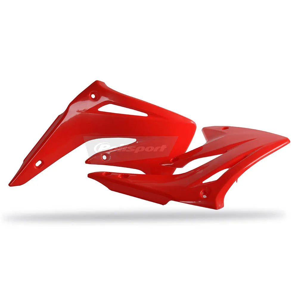 POLISPORT RADIATOR SHROUDS HONDA CR85 03-07 - RED - 75-841-06R4