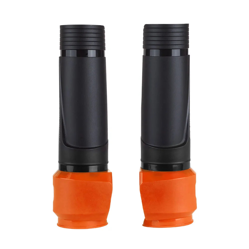 POLISPORT LOWER TRIPLE CLAMP GUARD BLACK - ORANGE - 75-848-80O