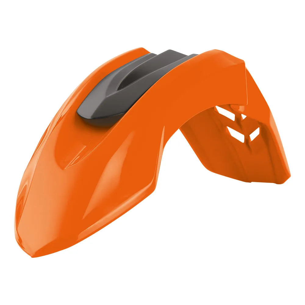 POLISPORT SUPERMOTO LINE FRONT FENDER - ORANGE - 75-855-35O
