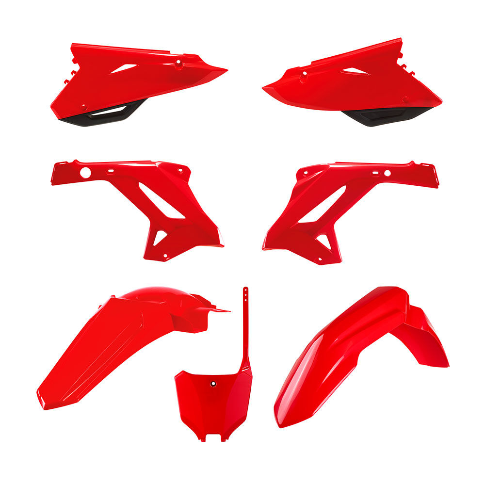POLISPORT MX RESTYLE KIT HONDA CR125/250 00-01 RED - 75-913-58