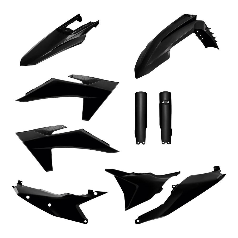 POLISPORT ENDURO KIT KTM EXC/EXC-F/XC/XC-F 24-25 BLACK (EXCL. HEADLIGHT SURROUND) - 75-916-08