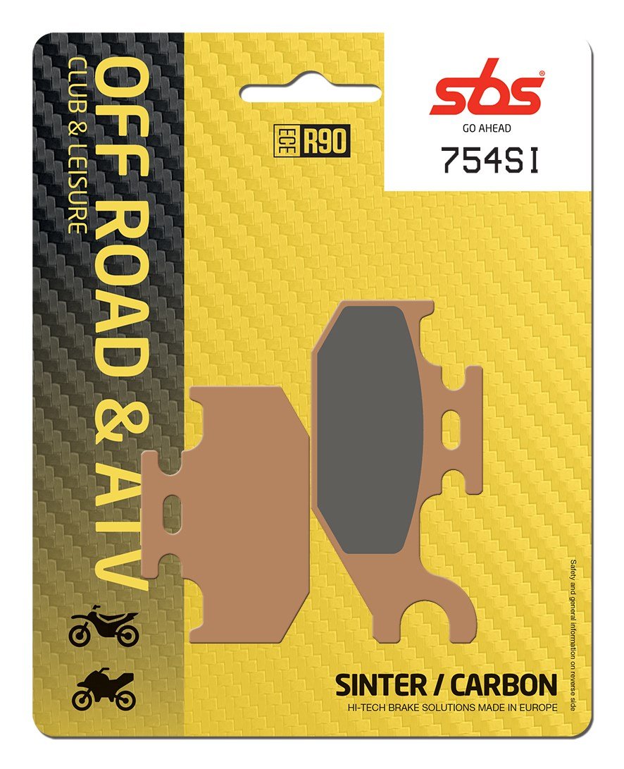 SBS FRICTION - Sinter Front / Rear Off Road Brake Pads (SBS 196) - 754SI-
