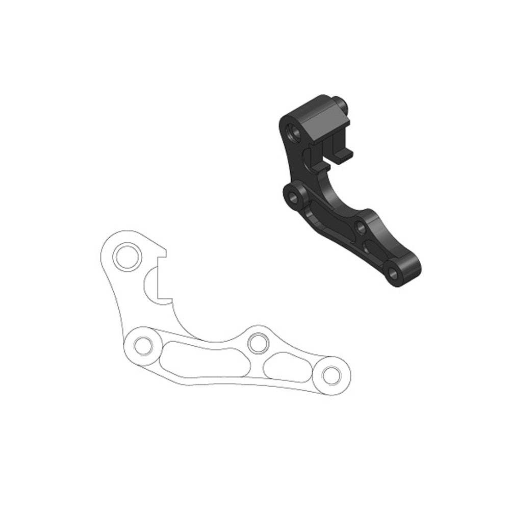 Moto-Master Caliper Adapter Bracket - Front 260mm