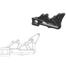 Moto-Master Caliper Adapter Bracket - Black Rear 240mm (Factory Disc)(Magura Caliper)