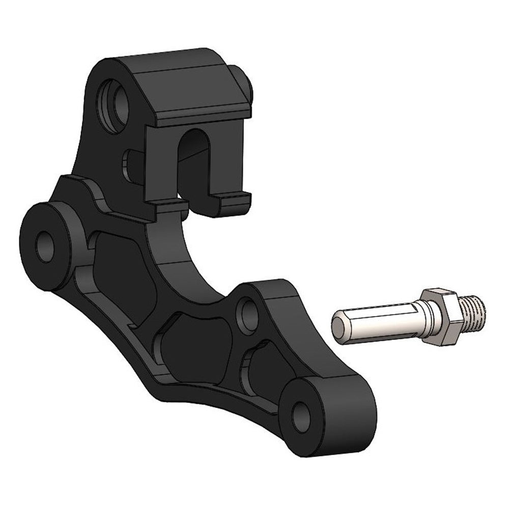 Moto-Master Caliper Adapter Bracket - Black Front 280mm