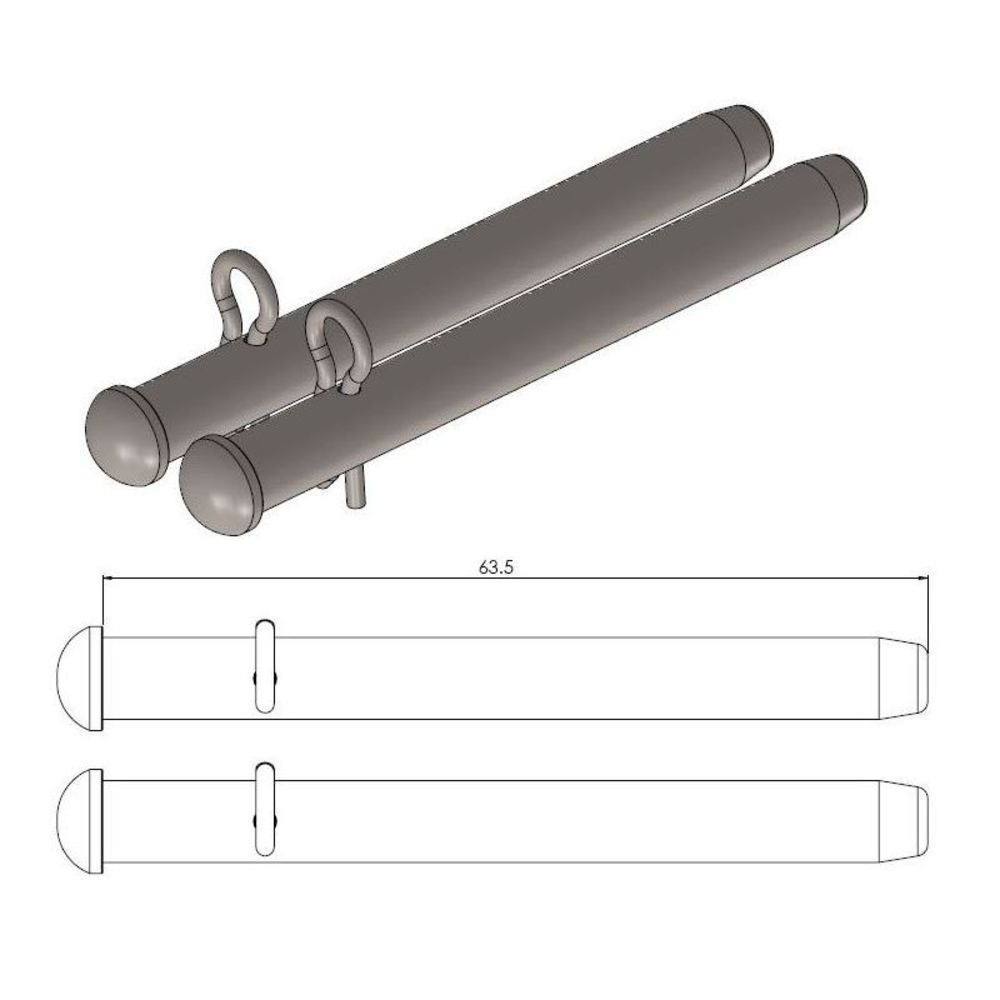 Moto-Master Brake Pad Pin