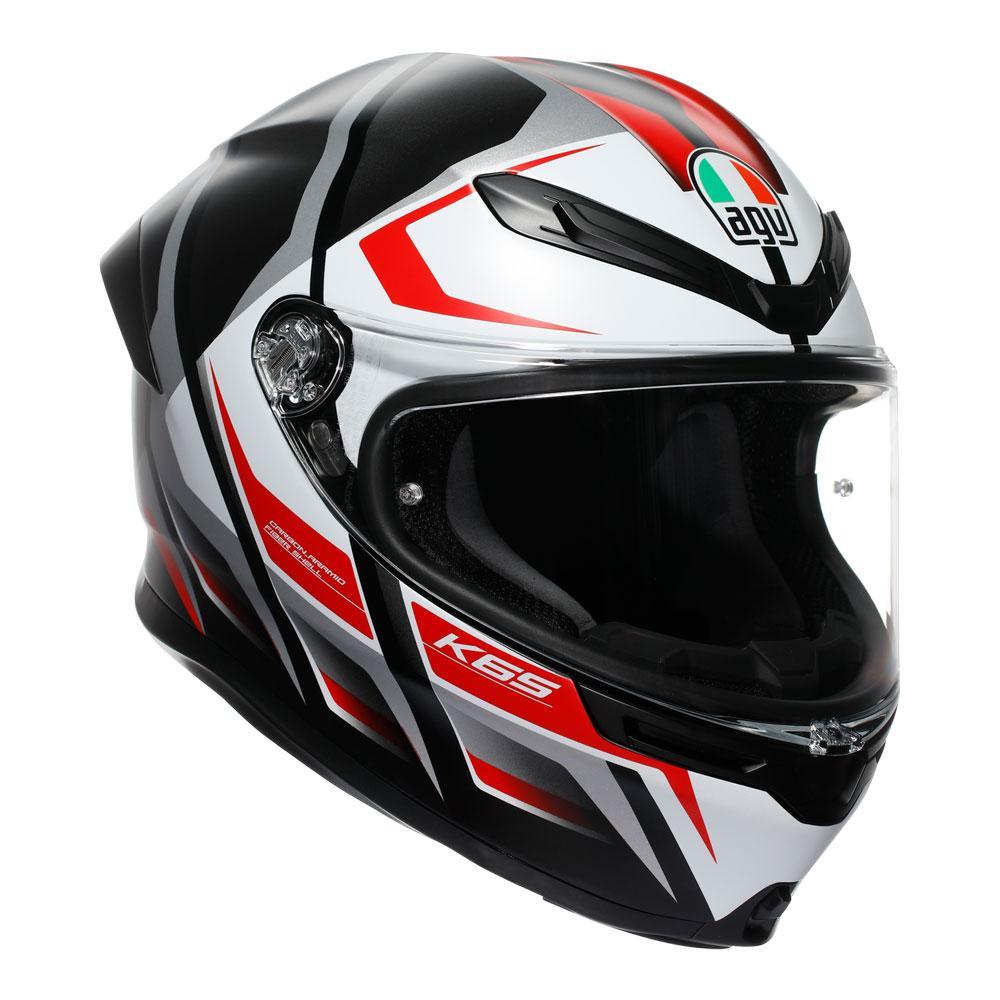 AGV K6 S - KARVE BLACK/WHITE/RED S - 77-193-05
