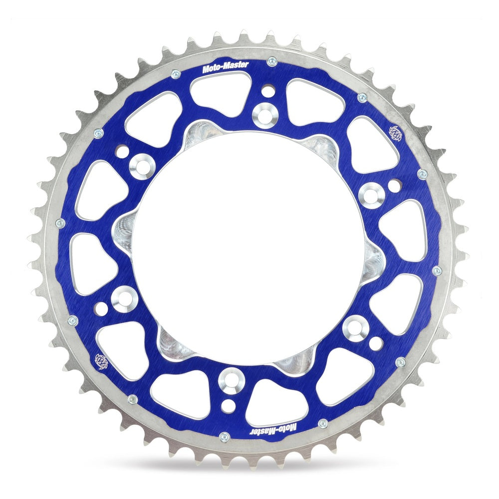 Moto-Master Fusion Dual Ring Rear Sprocket Blue 48T (KM4)(895)