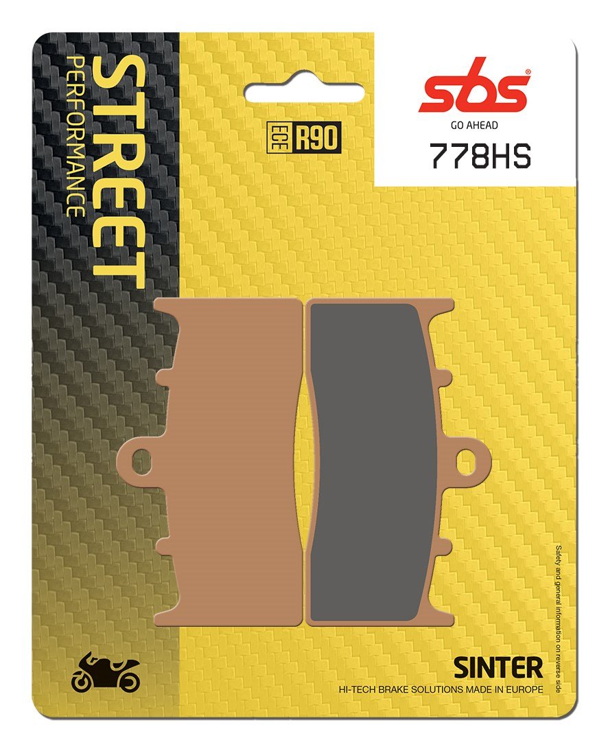 SBS FRICTION - Sinter Front Brake Pads - 778HS-