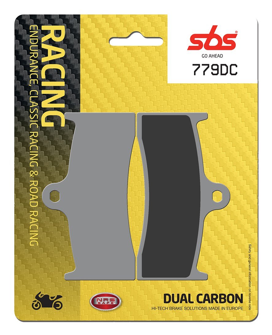 SBS FRICTION - Dual Carbon Front Brake Pads - (Track Use) (bendix packaging) - 779DC-