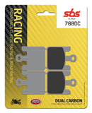 SBS FRICTION - Dual Carbon Front Brake Pads - (Track Use) - 788DC-