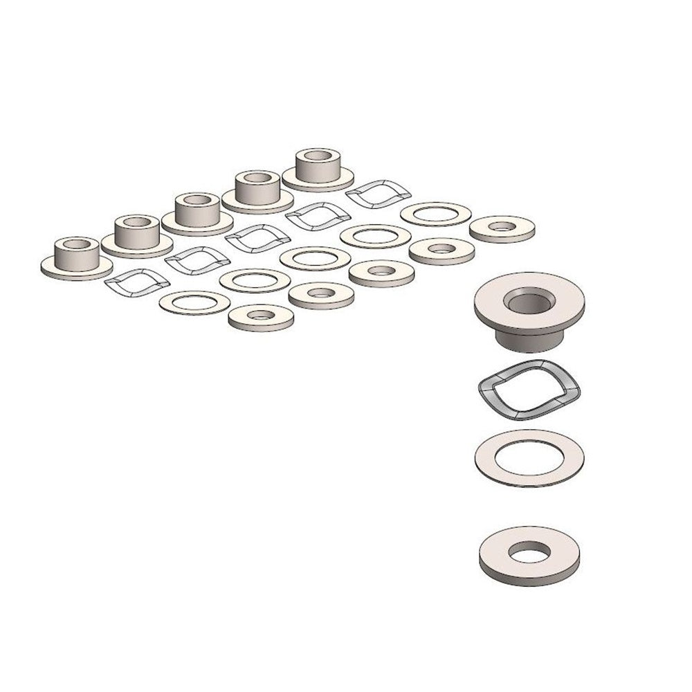 Moto-Master Fitting Kit - BMW floater kit for OEM riveted 5mm
