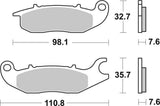 SBS FRICTION - Racing Sinter Off Road Front Brake Pads - 797RSI-