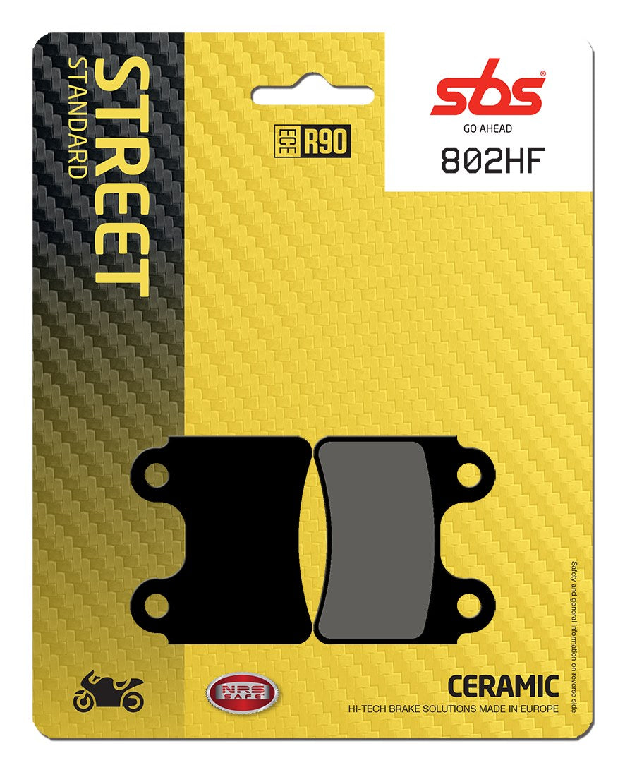 SBS FRICTION - Ceramic Front / Rear Brake Pads - 802HF-