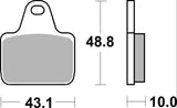 SBS FRICTION - Dual Sinter Front Racing Brake Pads - Moto 2, 3 & WSBK SPEC - 805DS2-