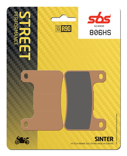 SBS FRICTION - Sinter Front Brake Pads - 806HS-