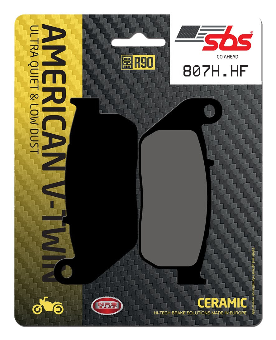 SBS FRICTION - Ceramic Front H-D Brake Pads - 807H.HF-