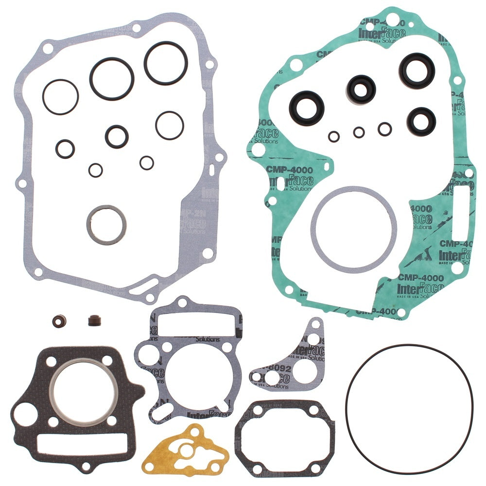 Vertex Complete Gasket Set with Oil Seals - Honda CRF70F 04-12, CT70 Trail 94, XR70R 97-03