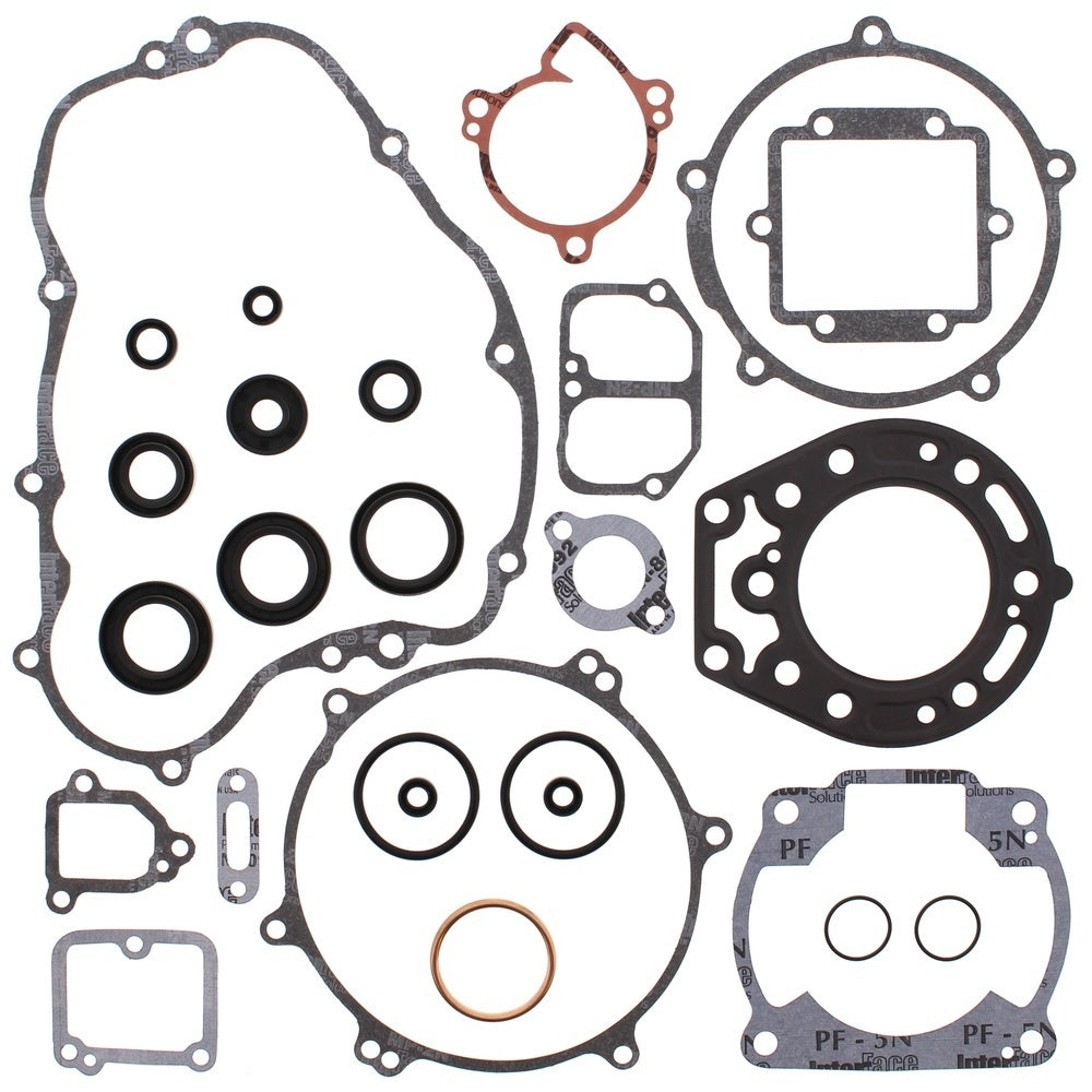 Vertex Complete Gasket Set with Oil Seals - Kawasaki KDX200 95-06