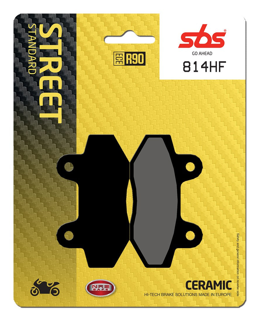SBS FRICTION - Ceramic Front / Rear Brake Pads (SBS 200) - 814HF-