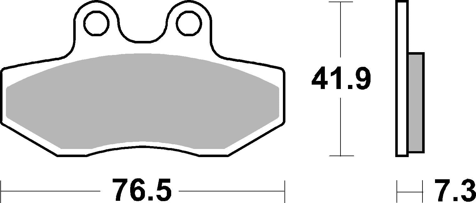 SBS FRICTION - Ceramic Front Brake Pads (SBS 186) - 817HF-