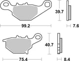 SBS FRICTION - Sinter Off Road Rear Brake Pads - 820SI-