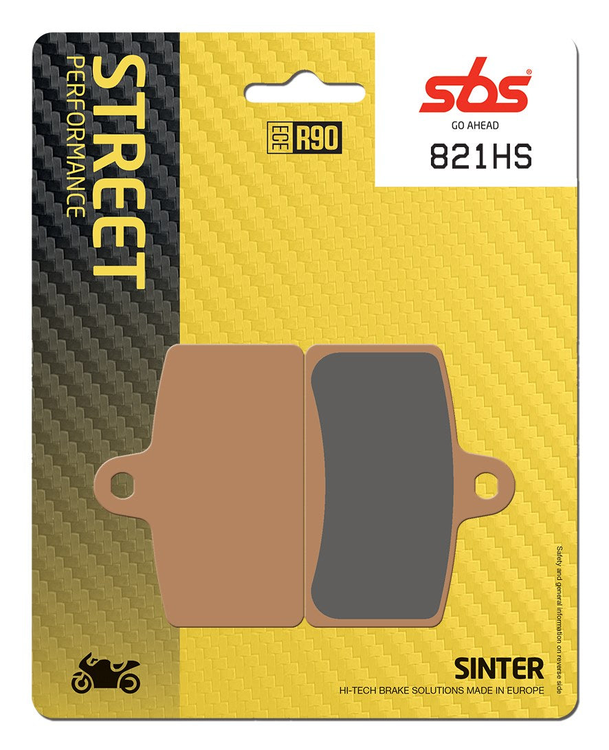 SBS FRICTION - Sinter Front Brake Pads - 821HS-