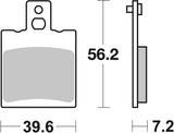SBS FRICTION - Ceramic Rear Brake Pads - 824HF-