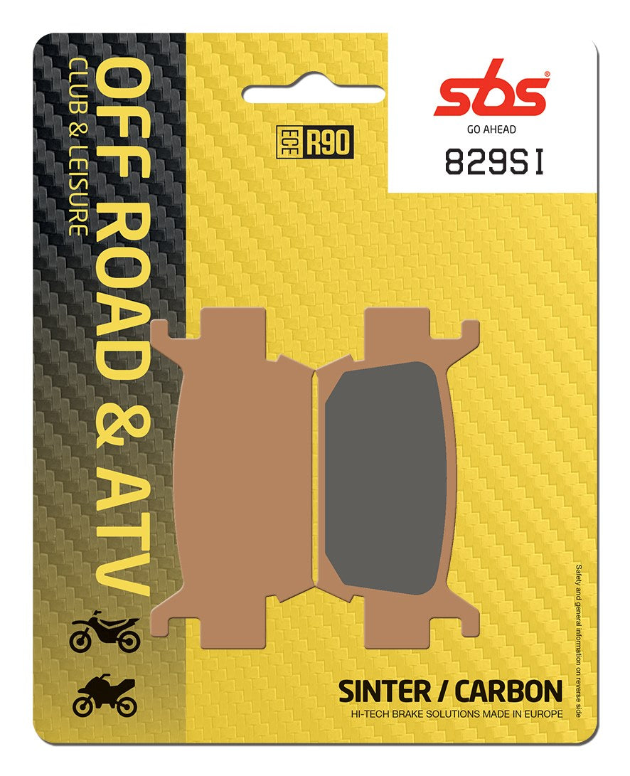 SBS FRICTION - Sinter Front / Rear Off Road Brake Pads - 829SI-