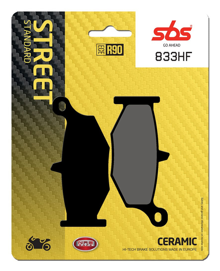 SBS FRICTION - Ceramic Rear Brake Pads - 833HF-