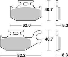 SBS FRICTION - Sinter Off Road Front Brake Pads - 835SI-