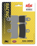 SBS FRICTION - Dual Carbon Front Brake Pads - (Track Use) - 839DC-