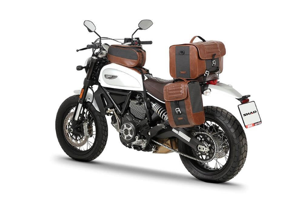 SR Retro Side Bag Fitting - Ducati Scrambler 800 Icon