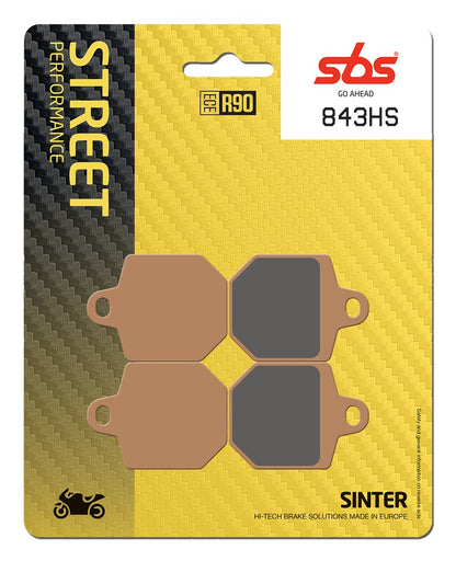 SBS FRICTION - Sinter Front Brake Pads - 843HS-