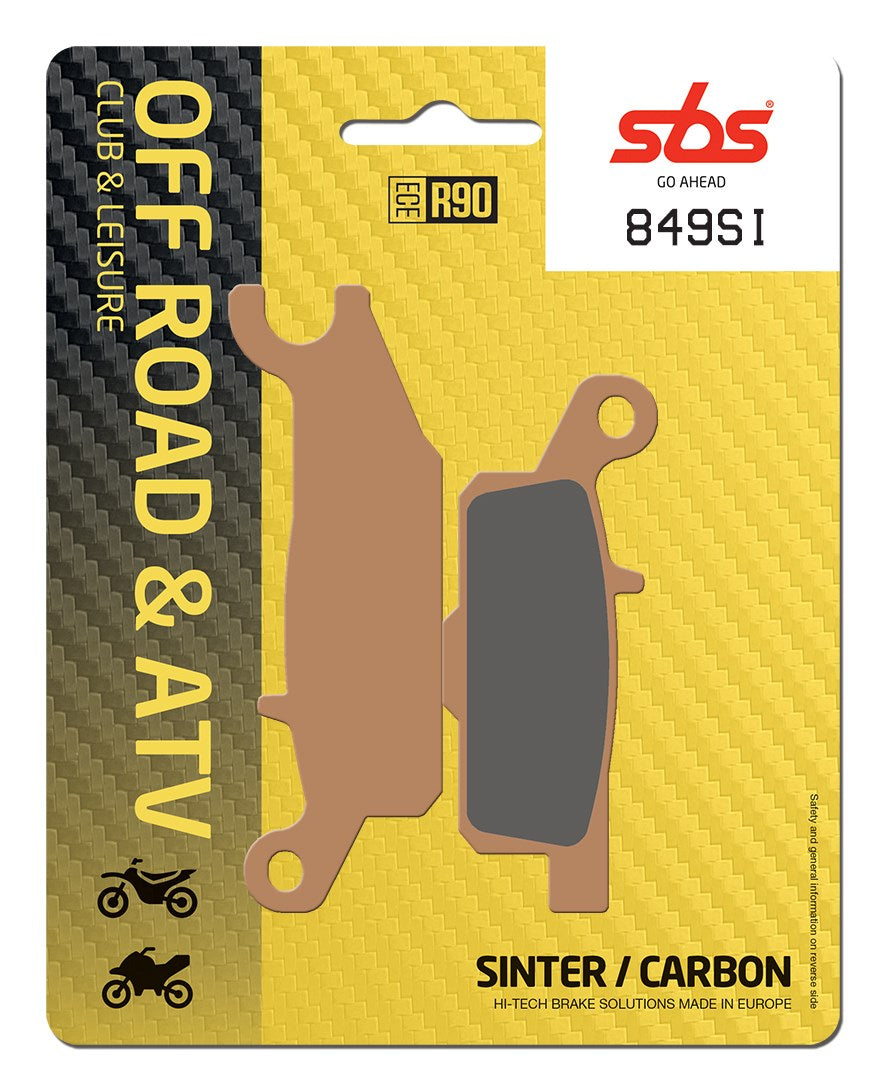 SBS FRICTION - Sinter Off Road Front Brake Pads - 849SI-