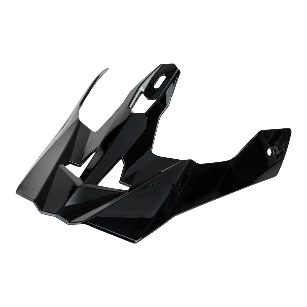 NITRO MX710 GLOSS BLACK PEAK YOUTH ( INC SCREW KIT )