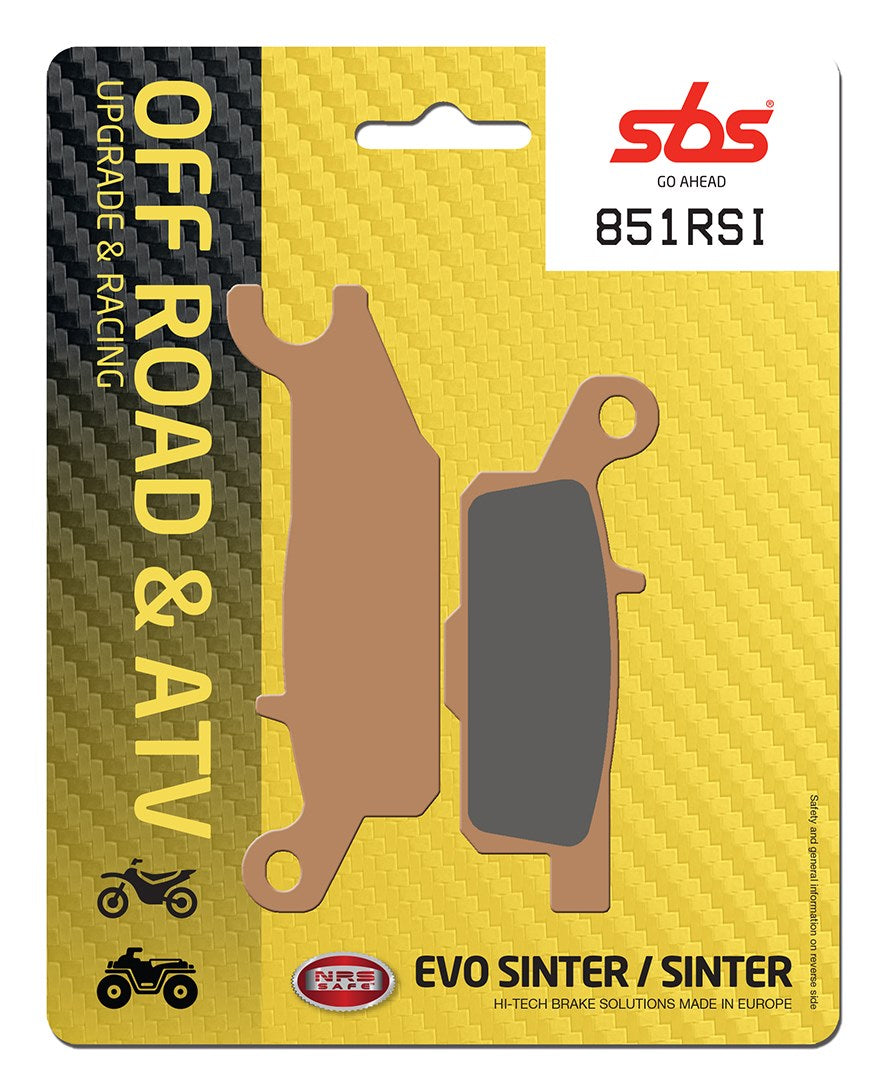 SBS FRICTION - Racing Sinter Off Road Rear Brake Pads - 851RSI-