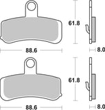 SBS FRICTION - Ceramic Front H-D Brake Pads - 853H.HF-