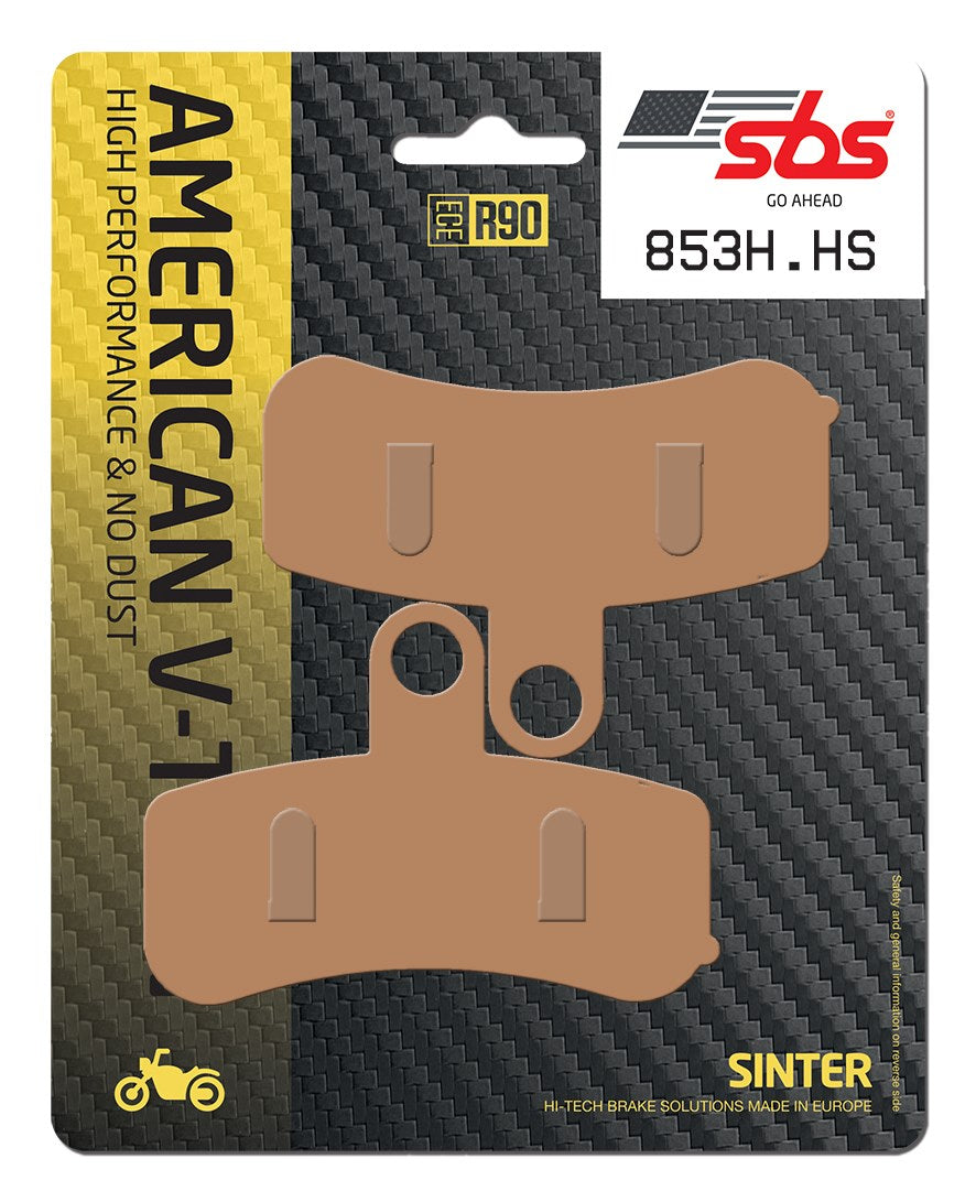 SBS FRICTION - Sinter Front H-D Brake Pads - 853H.HS-