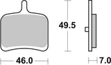 SBS FRICTION - Sinter Rear H-D Brake Pads - 857H.LS-