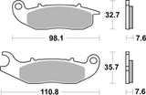 SBS FRICTION - Ceramic Front Brake Pads (SBS 228) - 859HF-