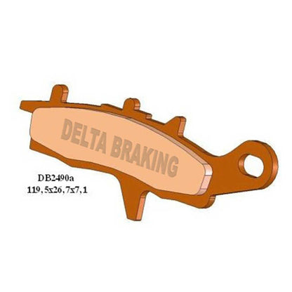 Delta Brake Pads - DB2490 MX-D GF4245