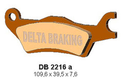 Delta Brake Pads - DB2216 MX-D GF4309