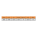 Delta Brake Rotors - Off Road - DBD015