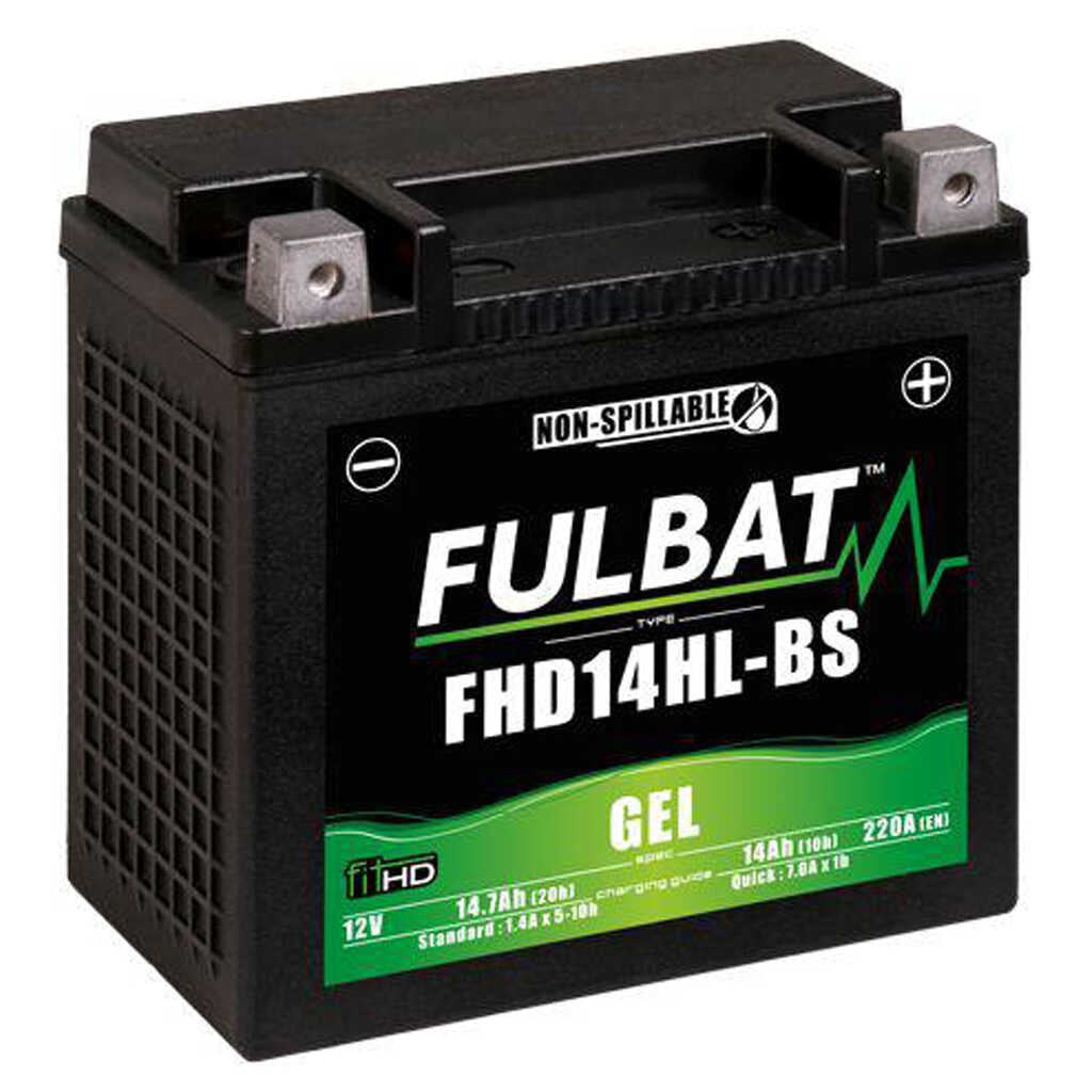 Fulbat Gel Battery - FHD14Hl-BS - Harley
