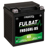 Fulbat Gel Battery - FHD30Hl-BS - Harley